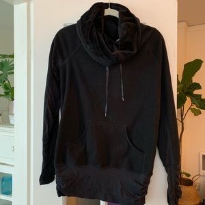 lululemon athletica Black Cozy Funnel Neck Pullover